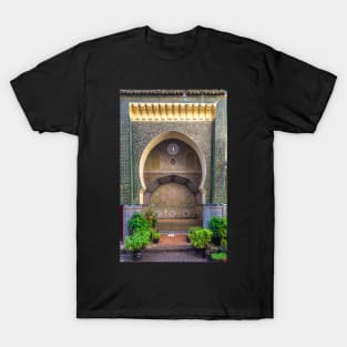Moroccan fountain in Fes, Morocco T-Shirt